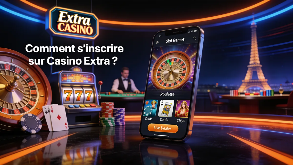 Comment s'inscrire sur Casino Extra ? pour les joueurs en France